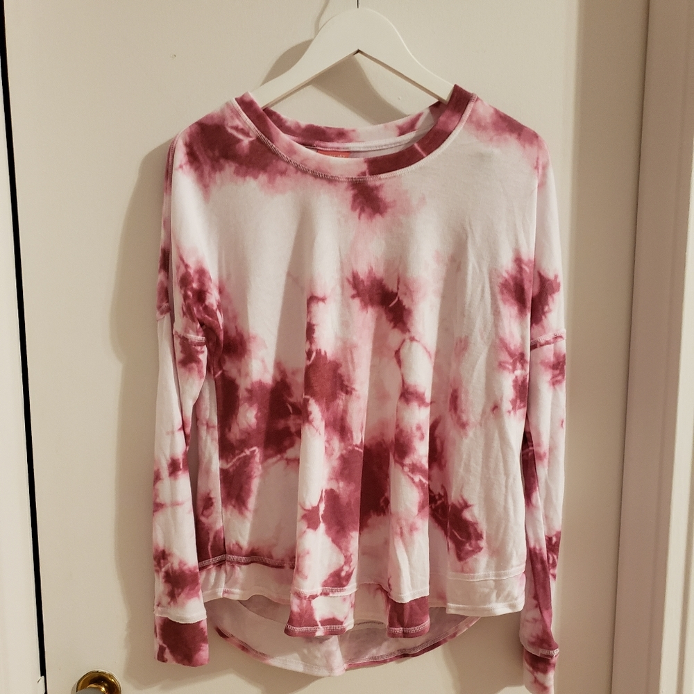 Paisley Sky Maternity Super Soft Ombre Pink White Women's Medium Wear Anyway
